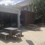 outside view of Pittshanger cafe and manor