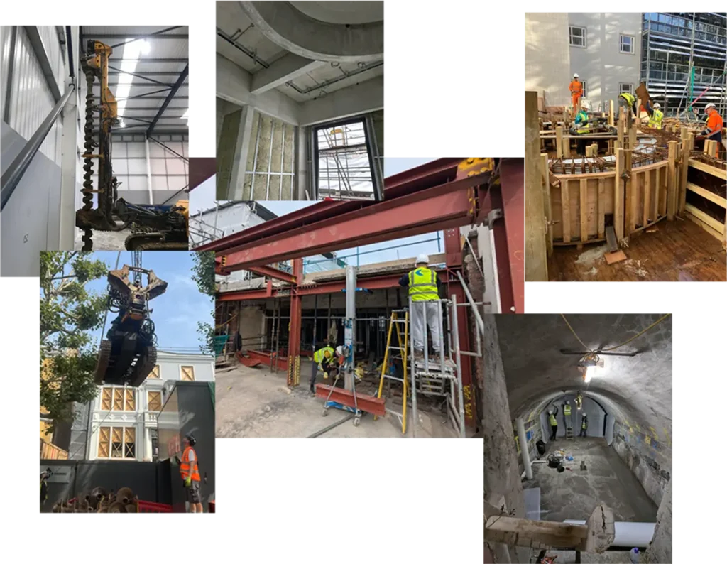 Montage of 4SP Construction