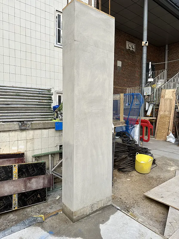Concrete Pillar Foundation