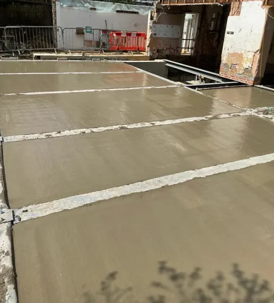 Base for Groundworks building